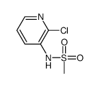 N-(2-chloropyridin-3-yl)methanesulfonamide结构式