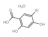 5-BROMO-2,4-DIHYDROXYBENZOIC ACID MONOHYDRATE Structure