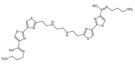 N,N'-bis(2-(4-(3-aminopropylcarbamoyl)-2,4'-bithiazol-2'-yl)ethyl)ethylenediamine picture