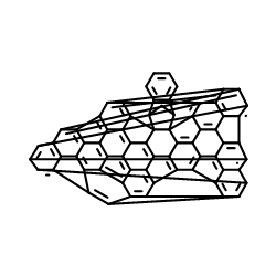 C60衍生物,茚-C60单加合物结构式