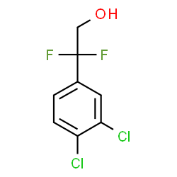 2-(3,4-dichlorophenyl)-2,2-difluoroethan-1-ol structure