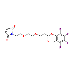 Mal-PEG2-PFP ester Structure