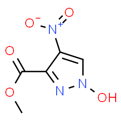 1H-Pyrazole-3-carboxylicacid,1-hydroxy-4-nitro-,methylester(9CI) structure