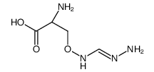 (2R)-2-amino-3-(methanehydrazonoylamino)oxypropanoic acid Structure