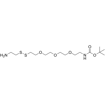 Amino-ethyl-SS-PEG3-NHBoc图片