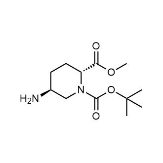 1-(叔丁基)2-甲基(2R,5S)-5-氨基哌啶-1,2-二羧酸酯图片