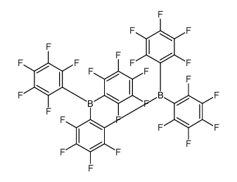 [2-bis(2,3,4,5,6-pentafluorophenyl)boranyl-3,4,5,6-tetrafluorophenyl]-bis(2,3,4,5,6-pentafluorophenyl)borane Structure