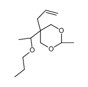 5α-Allyl-2β-methyl-5β-(1-propoxyethyl)-1,3-dioxane picture