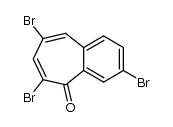 3,6,8-Tribrom-5-oxo-5H-cycloheptabenzol Structure