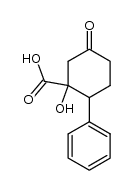 1-Hydroxy-5-oxo-2-phenyl-cyclohexancarbonsaeure Structure