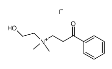 N-2-hydroxyethyl-N,N'-dimethylaminopropiophenone iodode Structure