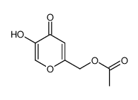 (5-hydroxy-4-oxopyran-2-yl)methyl acetate结构式