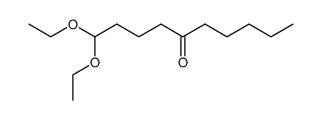 1,1-diethoxy-decan-5-one结构式