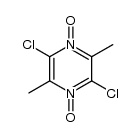 2,5-dichloro-3,6-dimethyl-pyrazine 1,4-dioxide Structure