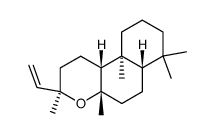 (3R,6aα,10bα)-Dodecahydro-3,4aα,7,7,10aβ-pentamethyl-3α-vinyl-1H-naphtho[2,1-b]pyran picture