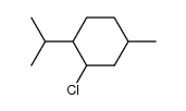 1-chloro-2-isopropyl-5-methylcyclohexane结构式