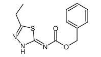 1,3,4-Thiadiazole-2-carbamicacid,5-ethyl-,benzylester(8CI)结构式