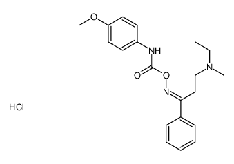 [(E)-[3-(diethylamino)-1-phenylpropylidene]amino] N-(4-methoxyphenyl)carbamate,hydrochloride picture