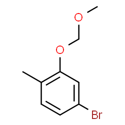 4-Bromo-2-(methoxymethoxy)-1-methylbenzene结构式