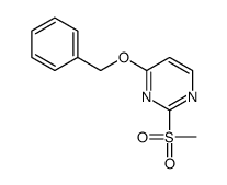 2-methylsulfonyl-4-phenylmethoxypyrimidine Structure