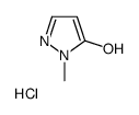 1-甲基-1H-吡唑-5-醇盐酸盐结构式