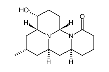 3-hydroxy-5-methyl-tetradecahydro-pyrido[1',2':3,4]pyrimido[2,1,6-de]quinolizin-11-one Structure