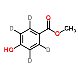 尼泊金甲酯-D4结构式