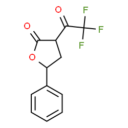 2(3H)-FURANONE, DIHYDRO-5-PHENYL-3-(2,2,2-TRIFLUOROACETYL)-结构式