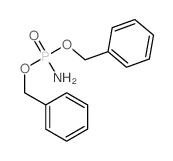 Phosphoramidic acid, dibenzyl ester结构式