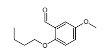 2-butoxy-5-methoxybenzaldehyde Structure