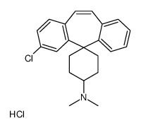 2'-chloro-N,N-dimethylspiro[cyclohexane-4,11'-dibenzo[1,3-e:1',2'-f][7]annulene]-1-amine,hydrochloride结构式