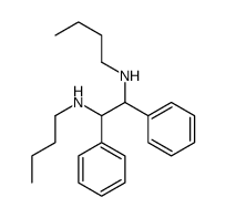 N,N'-dibutyl-1,2-diphenylethane-1,2-diamine Structure