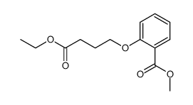 2-(3-ethoxycarbonylpropoxy)benzoic acid methyl ester结构式