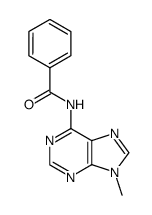 N6-benzoyl-9-methyladenine Structure