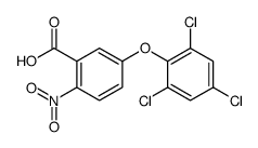 2-nitro-5-(2,4,6-trichlorophenoxy)benzoic acid结构式