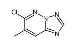 6-chloro-7-methyl-[1,2,4]triazolo[1,5-b]pyridazine Structure