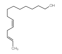 Z,e-9,12-十四二烯-1-醇结构式