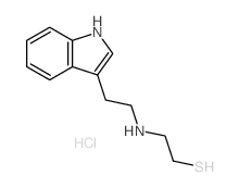 Ethanethiol,2-[[2-(1H-indol-3-yl)ethyl]amino]-, hydrochloride (1:1)结构式