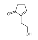 2-(2-hydroxyethyl)cyclopent-2-en-1-one Structure