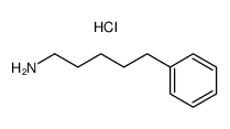 5-phenyl-1-pentylamine hydrochloride Structure