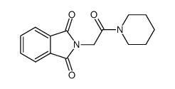 2-(2-oxo-2-piperidin-1-ylethyl)-1H-isoindole-1,3(2H)-dione Structure