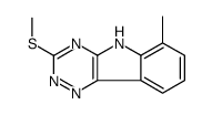 6-methyl-3-methylsulfanyl-5H-[1,2,4]triazino[5,6-b]indole Structure