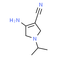 1H-Pyrrole-3-carbonitrile,4-amino-2,5-dihydro-1-(1-methylethyl)-(9CI)结构式