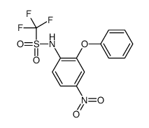 1,1,1-trifluoro-N-(4-nitro-2-phenoxyphenyl)methanesulfonamide Structure