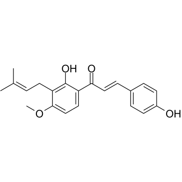 4-Hydroxyderricin结构式