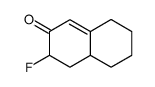 2(3H)-Naphthalenone,3-fluoro-4,4a,5,6,7,8-hexahydro- structure