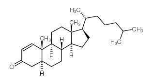 1,(5-ALPHA)-CHOLESTEN-3-ONE Structure