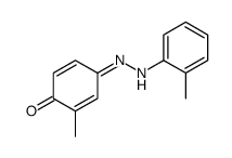 4-(o-Tolylazo)-2-methylphenol结构式