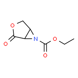 3-Oxa-6-azabicyclo[3.1.0]hexane-6-carboxylic acid,2-oxo-,ethyl ester结构式