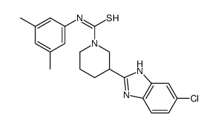 1-Piperidinecarbothioamide,3-(5-chloro-1H-benzimidazol-2-yl)-N-(3,5-dimethylphenyl)-(9CI) picture